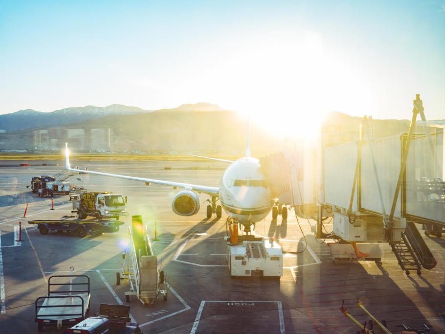 a photo of an airport